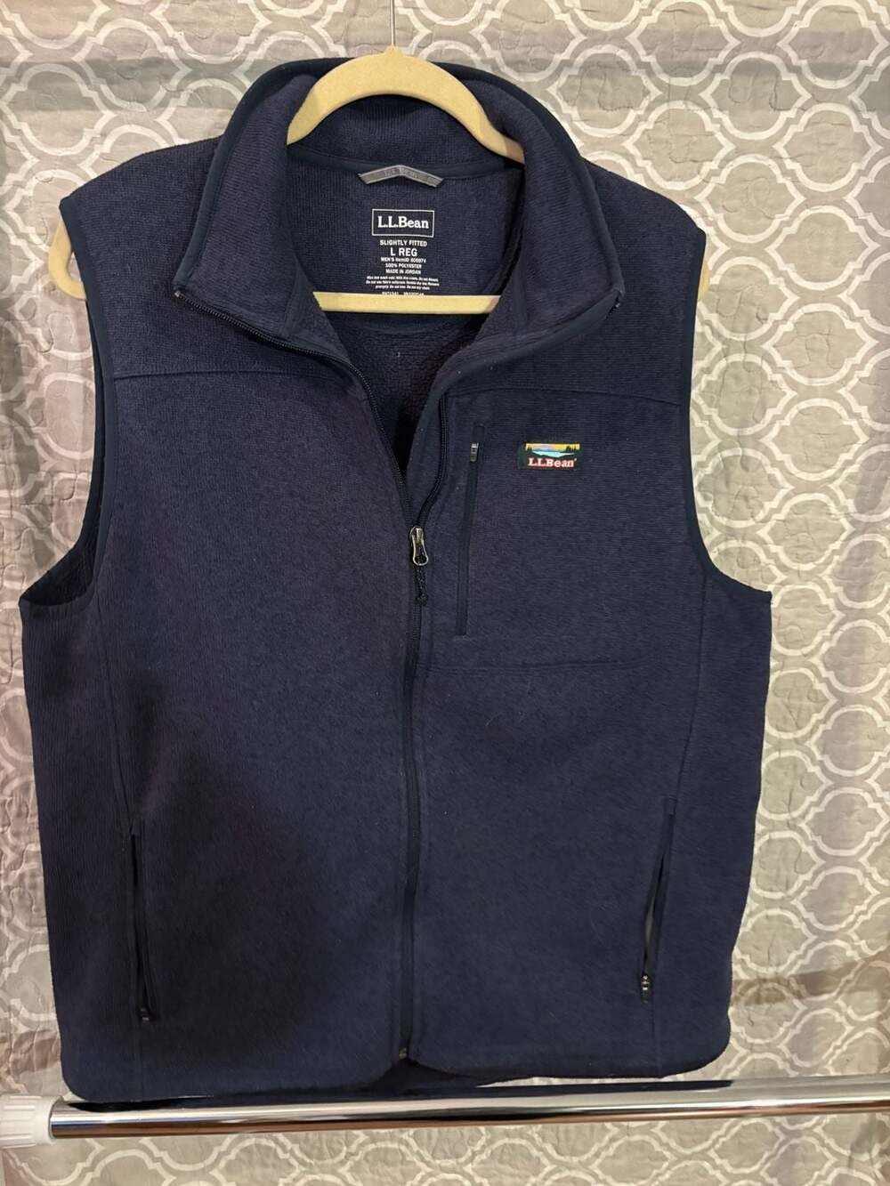 Men's Bean's Sweater Fleece Vest,